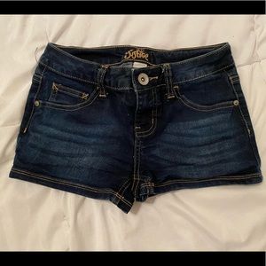 Girls “justice” brand Jean shorts